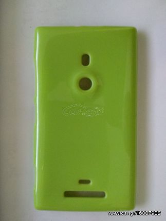 Nokia Lumia 925 Θήκη Σιλικόνης S-Line Πρασινο OEM
