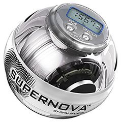 250Hz Supernova Pro Forearm Strengthener, Grip Trainer, Finger Gym and Tennis Elbow Treatment Hand Exercise Ball Eχει ικανότητα κίνησης 250Hz. 'Κολλήστε' και εσείς με τη τρελή περιστροφή του.