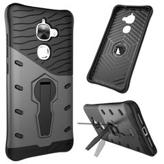 LeTV LeEco LE 2(LE 2 PRO), LE S3 Rugged Hybrid Armor PC+TPU Stand Case Cover Μαύρο