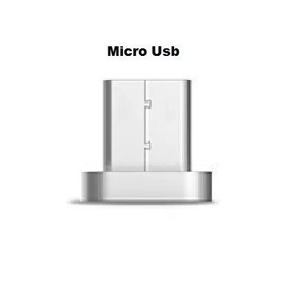 Magnetic USB cable connector tip Micro-USB male