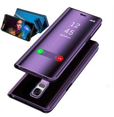 Θήκη Clear View για Xiaomi Redmi NOTE 4X Μωβ (ΟΕΜ)