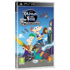 PSP GAME - Phineas and Ferb: Across the 2nd Dimension - Ελληνικό (MTX)