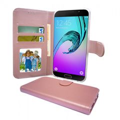 Δερμάτινη Θήκη αναδιπλούμενη για Huawei Y7 (2018) / Y7 Prime (2018) / Honor 7C Ροζ Μεταλλικο (ΟΕΜ)
