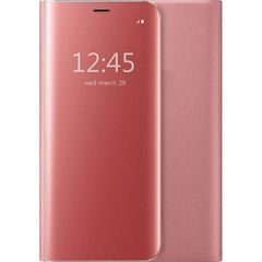 Θήκη Clear View για Xiaomi Redmi Mi A2 Lite Ροζ-Μπρονζε (ΟΕΜ)