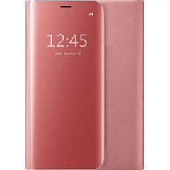 Θήκη Clear View για Xiaomi Redmi Mi A2 Lite Ροζ-Μπρονζε (ΟΕΜ)