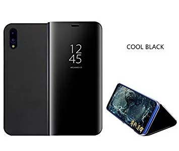 Θήκη Clear View για Huawei P20 Μαυρη (ΟΕΜ)