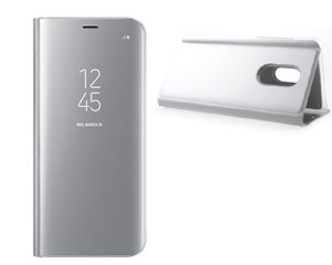 Θήκη Clear View για Xiaomi Redmi NOTE 4X Ασημι (ΟΕΜ)