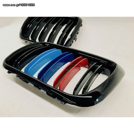 Καρδιές BMW 3 E36 M4 Look Facelift 96-99 Gloss Black Tri-color