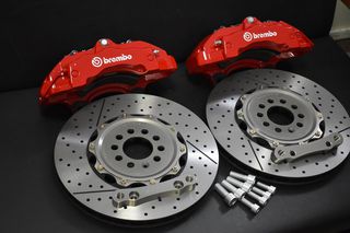 Golf 4 / Audi Α3 / S3 8L / TT mk1/ Skoda Κιτ φρένων Brembo 6 πίστονο διαιρούμενο 356x32mm