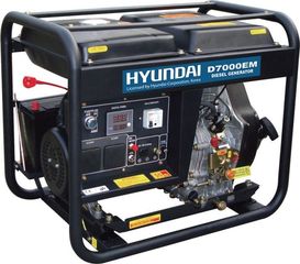 Γεννήτρια - Η/Ζ HYUNDAI D 7000 EM ΠΕΤΡΕΛΑΙΟΥ  7.0 KVA - GENERAL  TRADE  TSELLOS