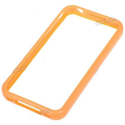 Stylish Protective Bumper Frame Case for iPhone 4 - Πορτοκαλί
