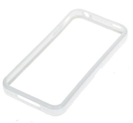 Stylish Protective Bumper Frame Case for iPhone 4 - Άσπρο (ΟΕΜ)