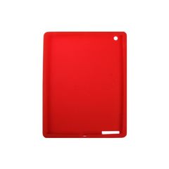 Silicone Case for iPad II / new iPad/ iPad 4 Red