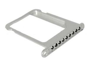 iPhone 4 4S Diamond Sim Card Tray Silver