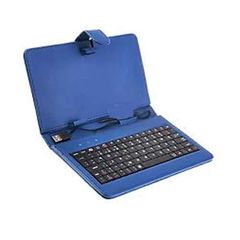 Δερμάτινη Θήκη με πληκτρολόγιο για Tablet 7" - ΜΠΛΕ