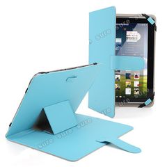 Δερμάτινη Θήκη για Tablet 10" 10.1" 10.2" Γαλάζια (OEM)