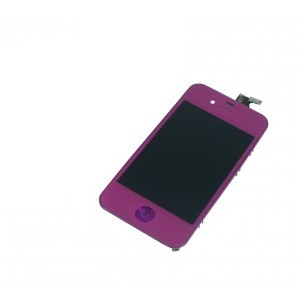 iPhone 4S Μώβ LCD + Touch Screen + Frame Assembly + Home Button