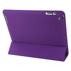 iPad 2 / new iPad / iPad 4 PU Θήκη Smart Cover Μωβ