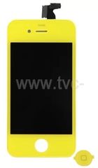 iPhone 4 LCD + Touch Screen + Frame Assembly + Home Button - Κίτρινο