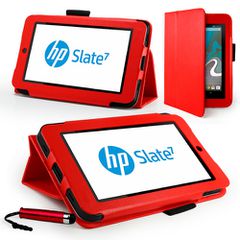 Δερμάτινη Θήκη για το HP Slate7 2800 Κόκκινη (OEM)