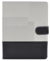 Θήκη Flip Ancus για Apple ipad 4 Λευκή - Μαύρη (Ancus)