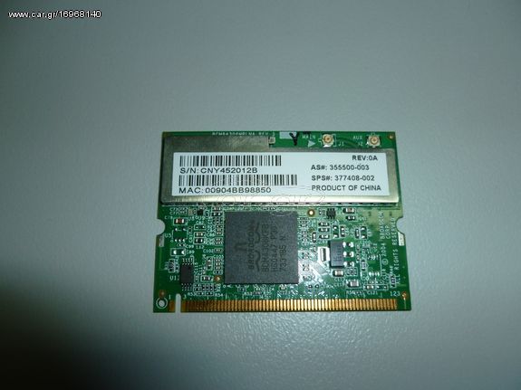 BCM94306MPLNA - Broadcom 54g 802.11 b/g Wireless Laptop Mini-PCI Card (MTX)