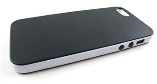 Apple iPhone 5/5S Black/Grey Smooth Slim TPU Gel Cover PC Bumper Hybrid Case I5GCBG OEM