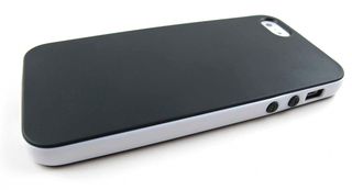 Apple iPhone 5/5S Black/Grey Smooth Slim TPU Gel Cover PC Bumper Hybrid Case I5GCBG OEM