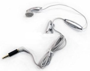 Nortonline Hands Free Premium Μονό Apple iPhone 4/4S 3.5mm Ασημί