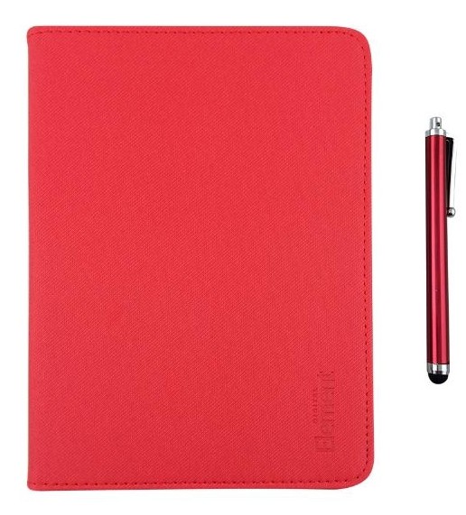Element+Pen TAB-110R Foldable Leather Case + Pen for tablet 10.1" Red