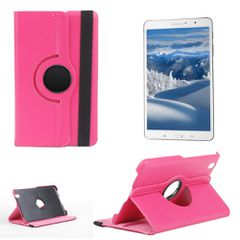 Δερμάτινη Θήκη Περιστρεφόμενη για το Samsung Galaxy Tab Pro 8.4 SM-T320 Έντονο Φούξια (OEM)