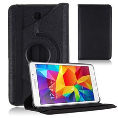 Δερμάτινη Θήκη Περιστρεφόμενη για το Samsung Galaxy Tab 4 7 SM-T230 Μαύρη (OEM)