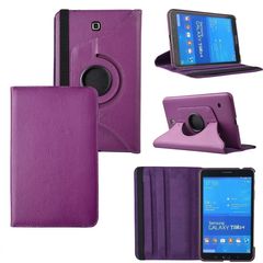 Δερμάτινη Θήκη Περιστρεφόμενη για το Samsung Galaxy Tab 4 8 T330 Μώβ (OEM)