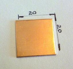 High Quality Copper Pad Shim for Laptop 20x20x1.0mm