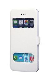 Apple iPhone 6 4,7" - Δερμάτινη Θήκη Με Πορτάκι Άσπρο (OEM)