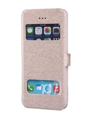 Apple iPhone 6 4,7" - Δερμάτινη Θήκη Με Πορτάκι Χρυσό (OEM)