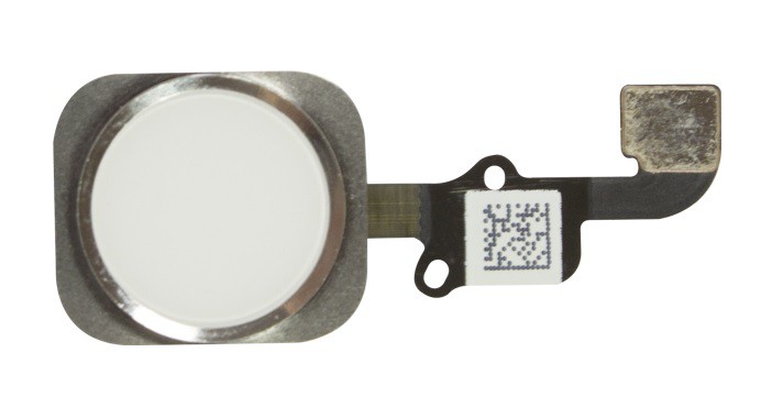 iPhone 6 Home button with ring and flex complete in Silver (Bulk)