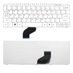 US Λευκό Πληκτρολόγιο για το Acer Aspire One D255 532 (OEM) (BULK)