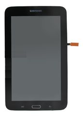 Genuine Samsung Galaxy Tab 3 Lite T110 Complete LCD with Frame and Home Button in Black