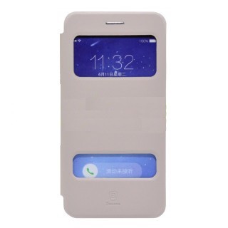 Apple iPhone 6 Plus - Θήκη Book S-View Baseus Pure View Μπέζ (Baseus)