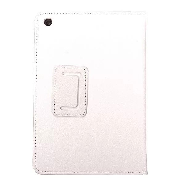 iPad Mini / mini 2 / 3 Δερμάτινη Θήκη Στάντ Λευκό