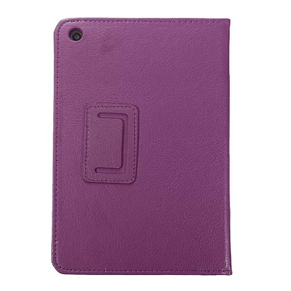 iPad Mini / mini 2 / 3 Δερμάτινη Θήκη Στάντ Μωβ