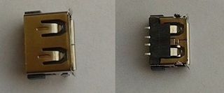 Laptop USB Port Socket Plug Motherboard Jack Φορητού Υπολογιστή - Τύπος N (BULK)