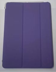 ipad Air / Air 5 - Δερμάτινη Θήκη με Πίσω Πλαστικό κάλυμμα 3Fold Μώβ (OEM)