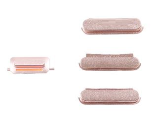 iPhone 6S Side Button Set in Rose Gold (Power, Volume and Mute Button) (Bulk)