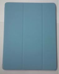 ipad 2 - Δερμάτινη Θήκη με Πίσω Πλαστικό κάλυμμα 3Fold Γαλάζιο (OEM)
