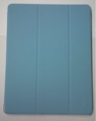 ipad 2 - Δερμάτινη Θήκη με Πίσω Πλαστικό κάλυμμα 3Fold Γαλάζιο (OEM)