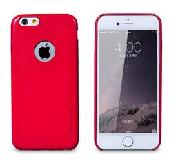 Apple iPhone 6 Plus/ iPhone 6s Plus - Remax Super Leather Θήκη Σιλικόνης Κόκκινο RM2-053-RED