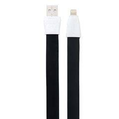 Remax Πλατύ Καλώδιο Fast Δεδομένων/Φόρτισης USB 2 αρσ. σε Lightning αρσ. για το iPhone 6 1m Μαύρο