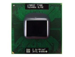 Intel Core 2 Duo Mobile T7400 2 16GHz 4MB 667MHz SL9SE Socket 479 LF80537GF0484M (Μεταχειρισμένο)
